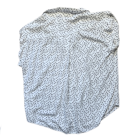 Jachs Girlfriend white Blouse with black Geo Size XL - Picture 3 of 5